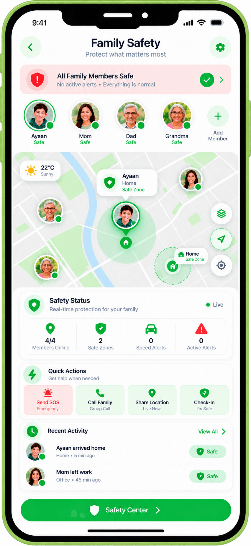 Family Safety feature illustration