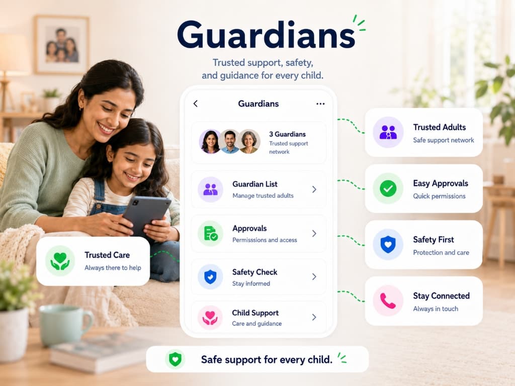 Guardian and Child Together