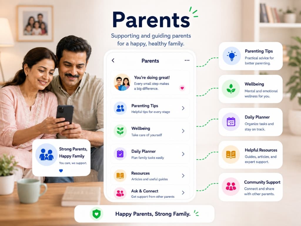 Family using a private digital service